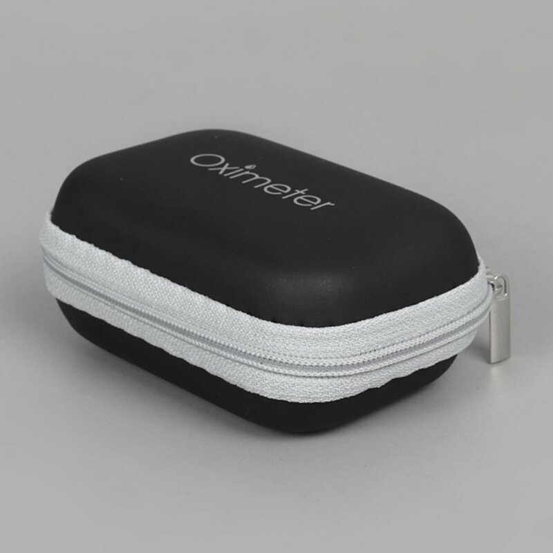 Digital Finger Pulse Oximeter Storage Bag Box Travel Sport Blood Oxygen Oximeter Protective Case Zipper Bag Storage Organizer