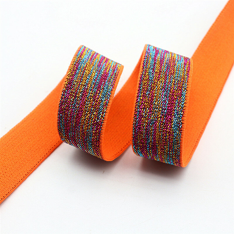 1m elastico reticolare a strisce mimetiche 25mm colore elastico piatto corda elastica pantaloni elastici cintura accessori di abbigliamento