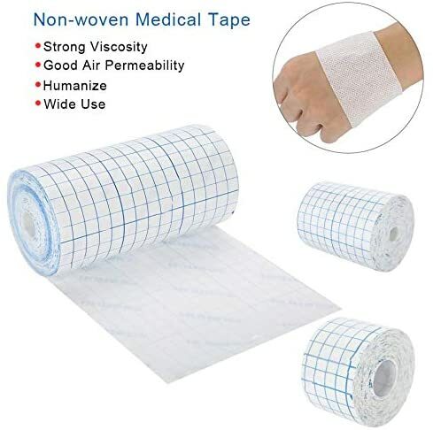 柔らかく通気性のある不織布テープ,粘着性の肌の修復,抗菌包帯