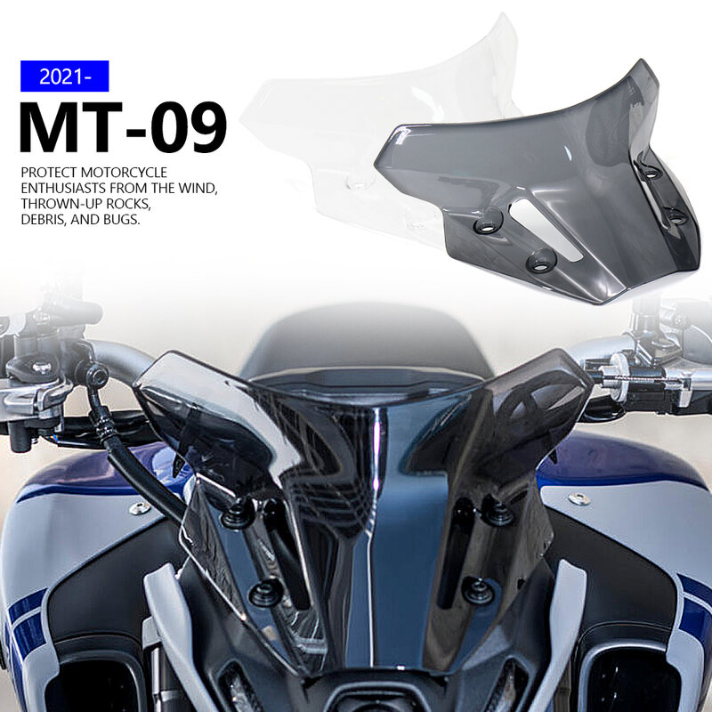 야마하 오토바이 윈드 디플렉터 앞 유리, MT-09 FZ-09 MT09, FZ09, MT FZ 09, 2021 2022, 신제품