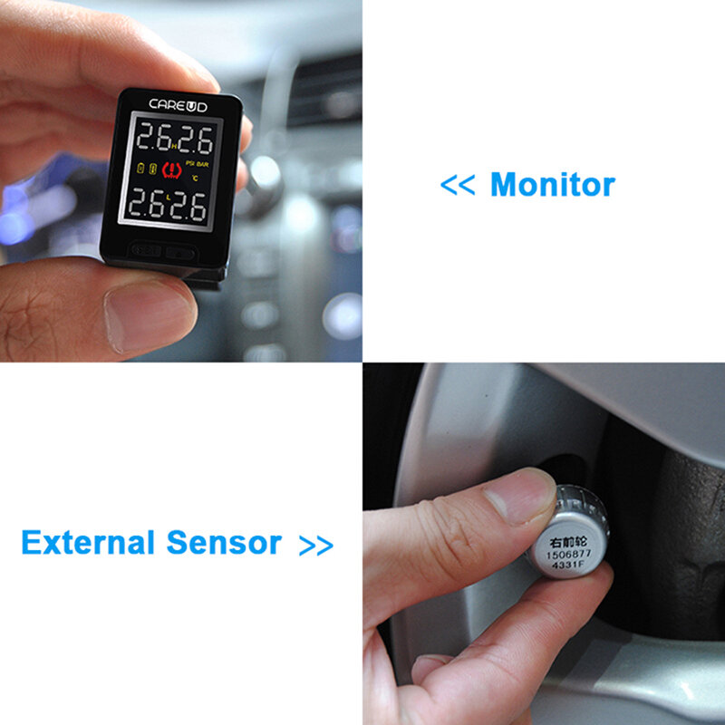 ホンダ用カー用品autoCaravanaタイヤ空気圧監視システム、内部センサーツール付きTpms