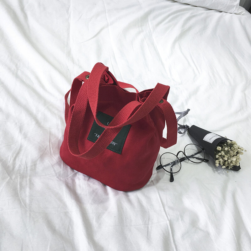 Nueva bolsa de compra reutilizable plegable, bolsa de viaje para mujer, bolso de hombro a la moda, bolsas de lona para mujer