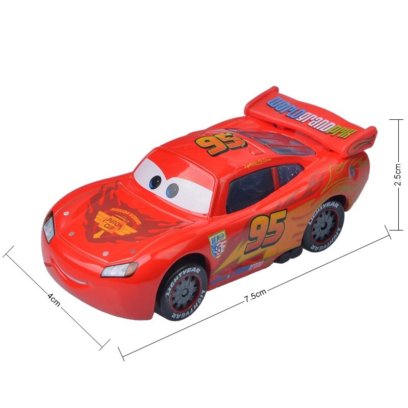 38 Model Mobil Disney Pixar 3 Baru Petir McQueen Jackson Storm Smokey Diecast Model Mobil Logam Mainan untuk Anak-anak Hadiah Natal