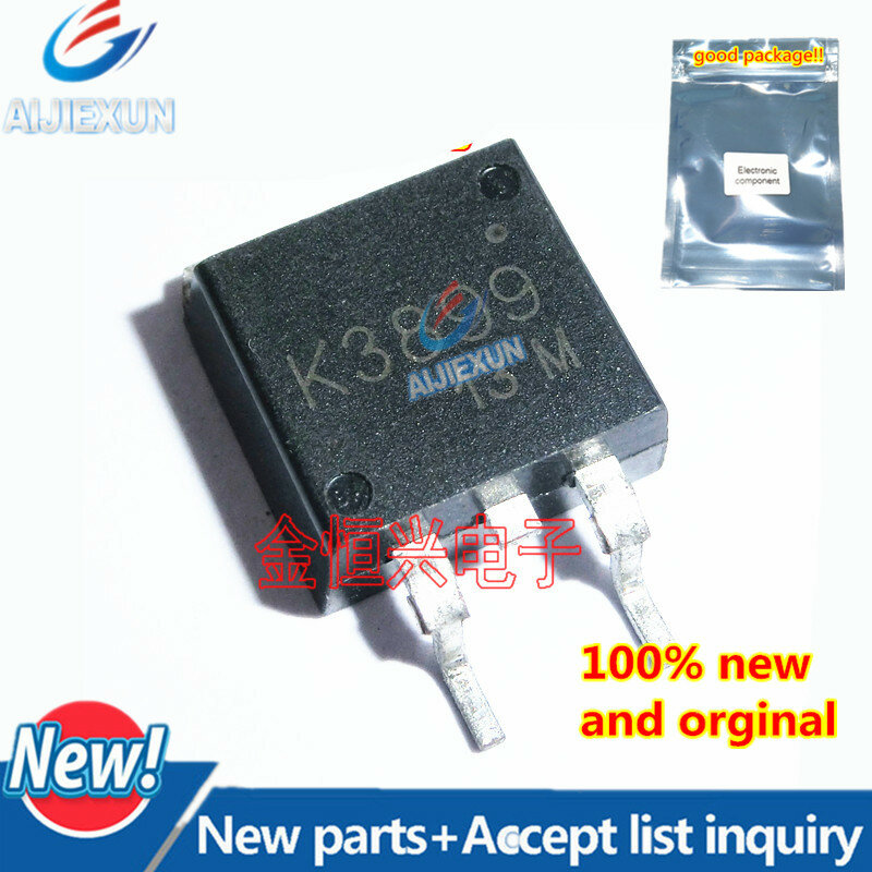 Interruptor de potencia de N-CHANNEL, accesorio original 2SK3899-ZK K3899 TO-100%, MOSFET, 10 piezas, 263 nuevo, gran stock