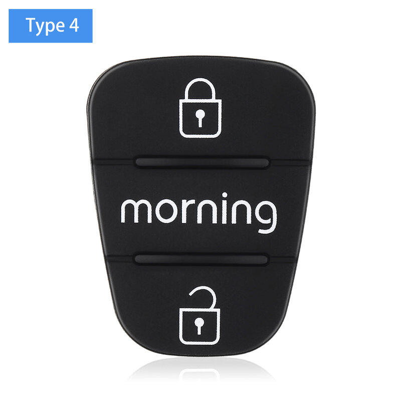 3 Buttons Remote Car Key Shell Fob Rubber Pad for Hyundai Solaris Accent Tucson l10 l20 l30 IX35 Kia K2 K5 Rio Ceed Key Case