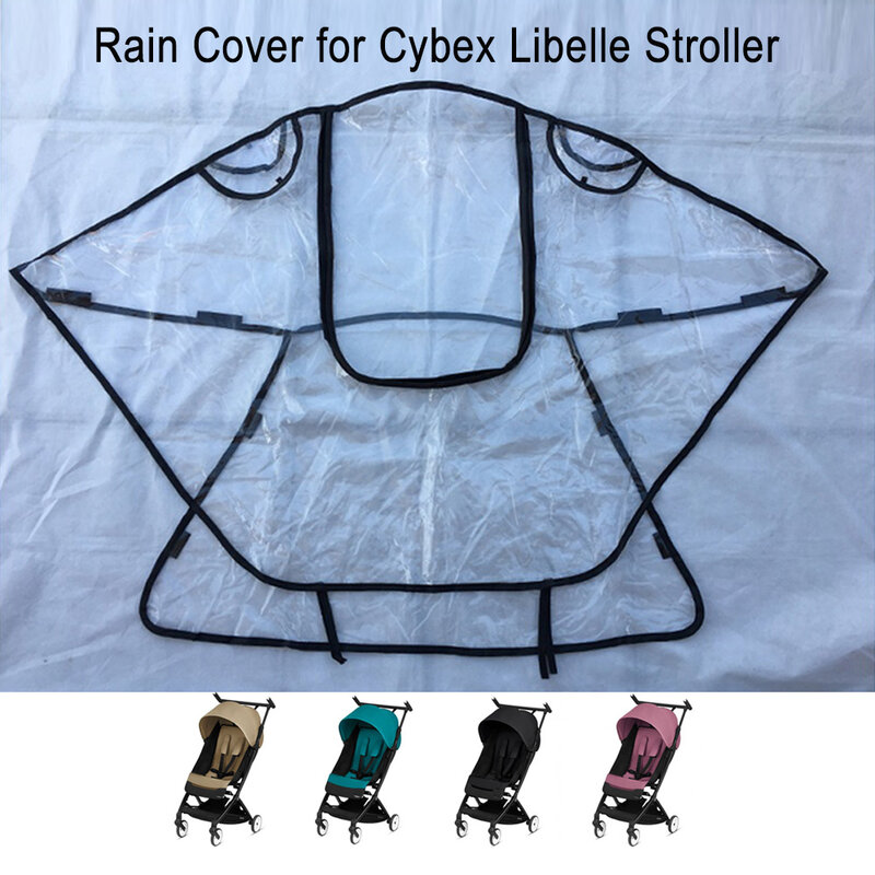 Impermeável Baby Stroller Raincoat, Acessórios Baby Stroller, Capa Chuva para Cybex Libelle, 1:1