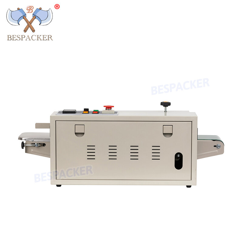 Bespacker-máquina automática de sellado térmico para bolsas de plástico, sellador de banda continua Horizontal, FR-880