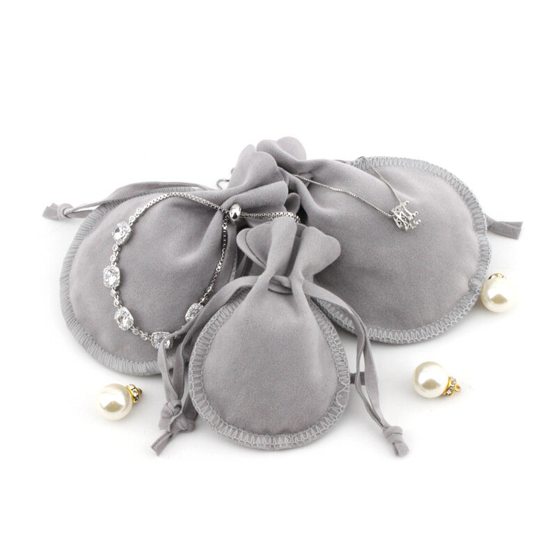 2020 Schmuck Verpackung Hochzeit Taschen mit Süßigkeiten Tasche Armband Tasche Kann Individuelles Logo 10 teile/los Kordelzug Samt Geschenk Taschen Multi größe