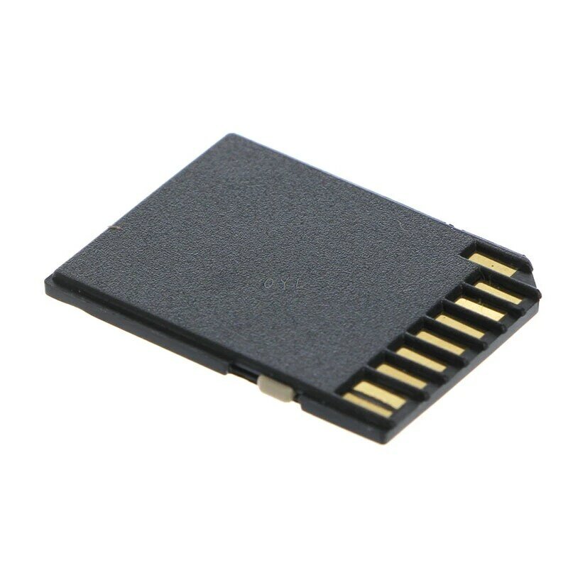 Adaptador de cartão de memória micro sd, transflash tf para sd sdhc, conversor preto com 10 peças