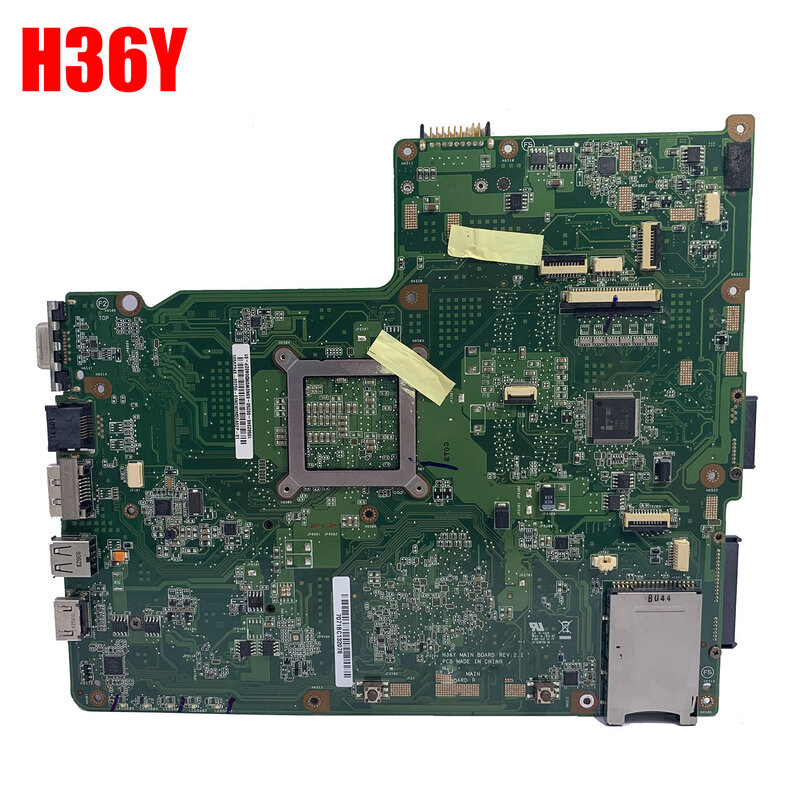 H36Y Papan Utama untuk ASUS NJ3350 H36Y Motherboard Laptop 69N0W0M30A02P REV:2.1 Main Board 100% Baik Bekerja Tidak CPU/GPU