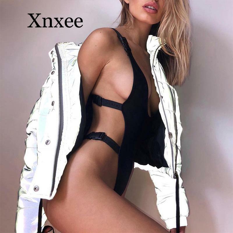 night running woment's jersey Gray Zipper Oversized Long Sleeve Button Loose Thick Cropped Jacket Sexy Streetwear Coat Winter