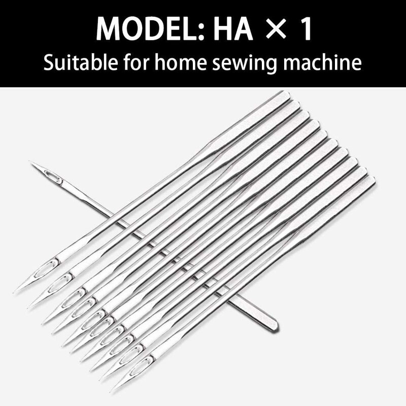 Aghi per macchina da cucire domestica confezione da 10 aghi per macchina da cucire universali dimensioni HAX1 65/9 75/11 80/12 90/14 100/16 110/18