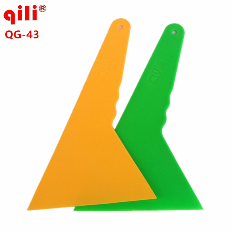 Qili QG-43 große Größe 28cm * 15,5 cm dreieckigen Schaber Karosserie Vinyl folie Verpackung Aufkleber Installation werkzeuge Griff Schaber