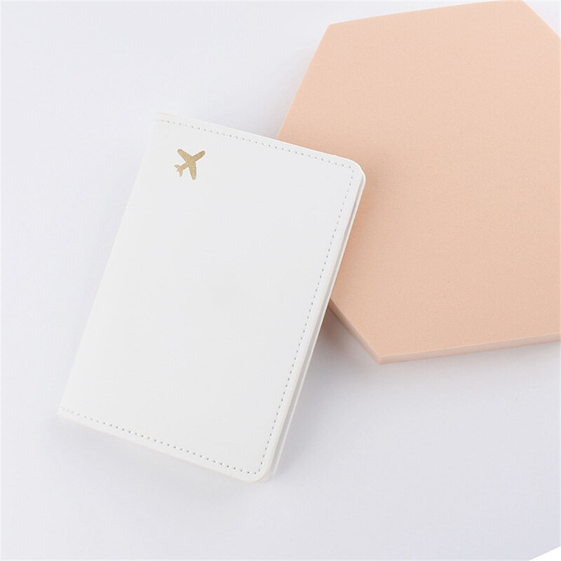 Airplane Pattern Passport Cover Luggage Tag Couple Wedding Passport Cover Case Set Letter Travel Holder Passport Cover