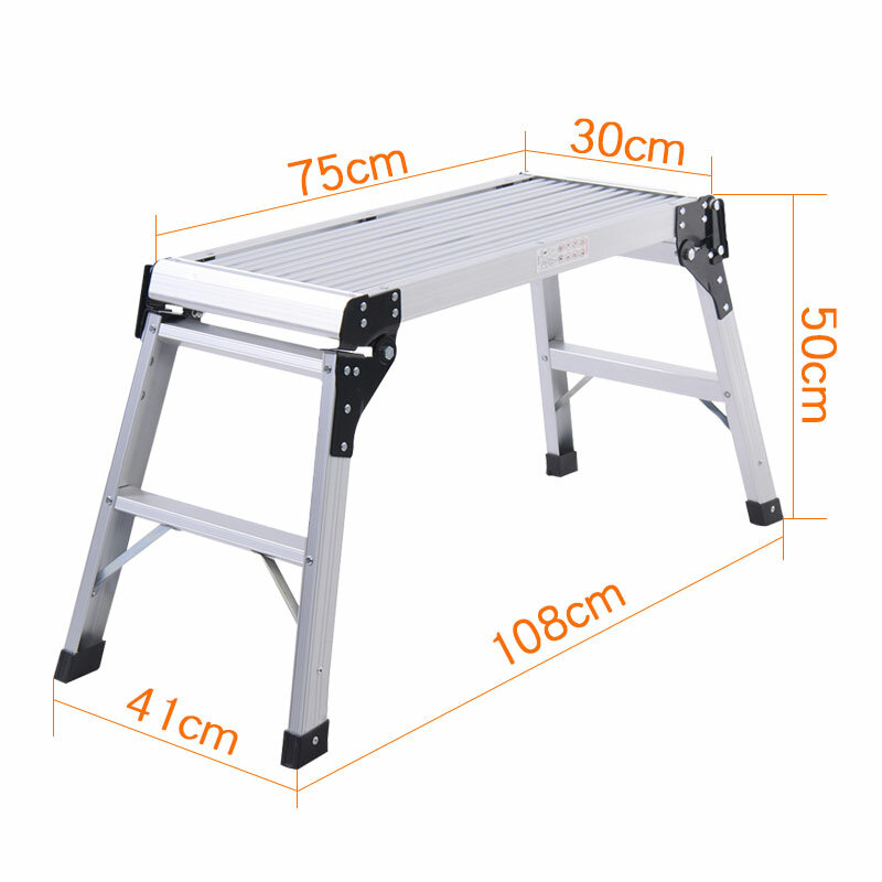 Trapezoid Chair Aluminium Alloy Lightweight Step Stools Step Ladders Washing Cleaning Car Chair Bath Shower Foot Stool