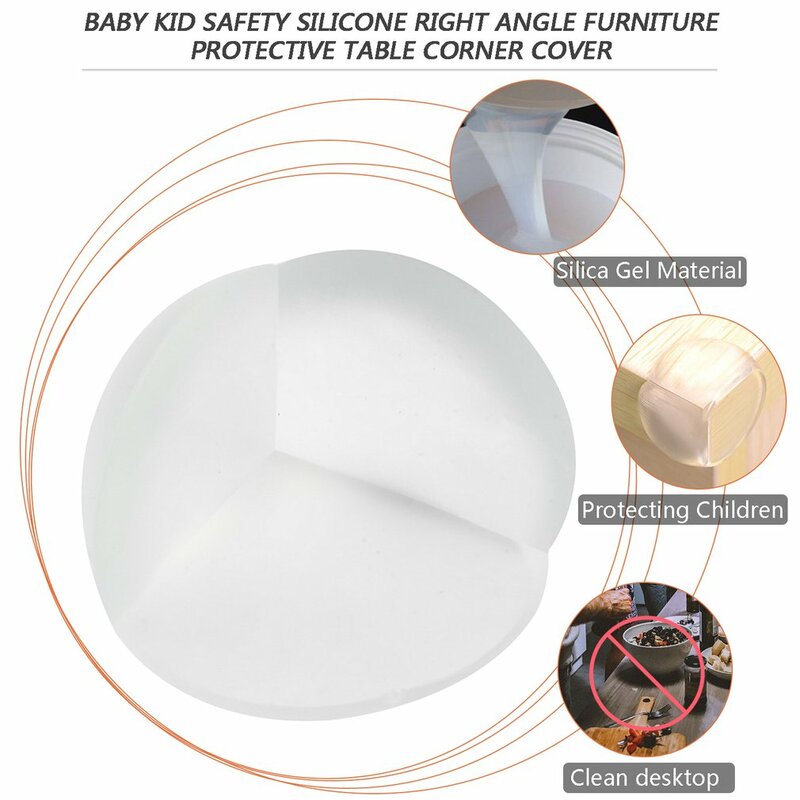 Cubierta protectora de silicona para esquinas de mesa, barrera de seguridad para niños, protectores de colisión, cubierta de muebles
