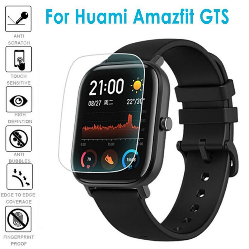 Full Coverage Hydrofilm For Huami Amazfit GTS Protective Film HD Smart Watch Screen Protector For Huami Amazfit GTS TPU Film