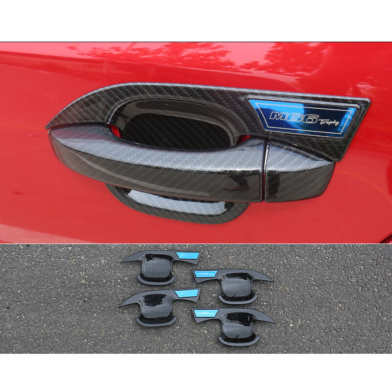 Для MG MG6 логотип трофея ABS Автомобильная дверь Натяжной чехол на дверную ручку эмблема наклейка защитный значок стикер Стайлинг автомобильн...