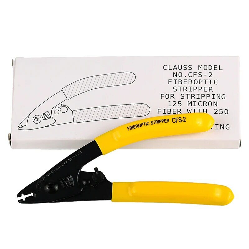 FTTH CFS-2 Double-Port Fiber Optical Stripper Pliers Wire Strippers for Tools Optic Stripping Plier Tool