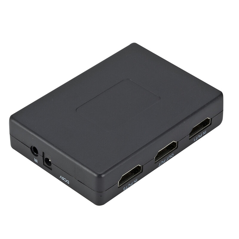 BGGQGG 5 Port 1080P 5 In 1 Out Video HDMI Switch Selector Switch Box Splitter Hub IR Remote untuk HDTV PS3 DVD Adaptor Kartu Memori