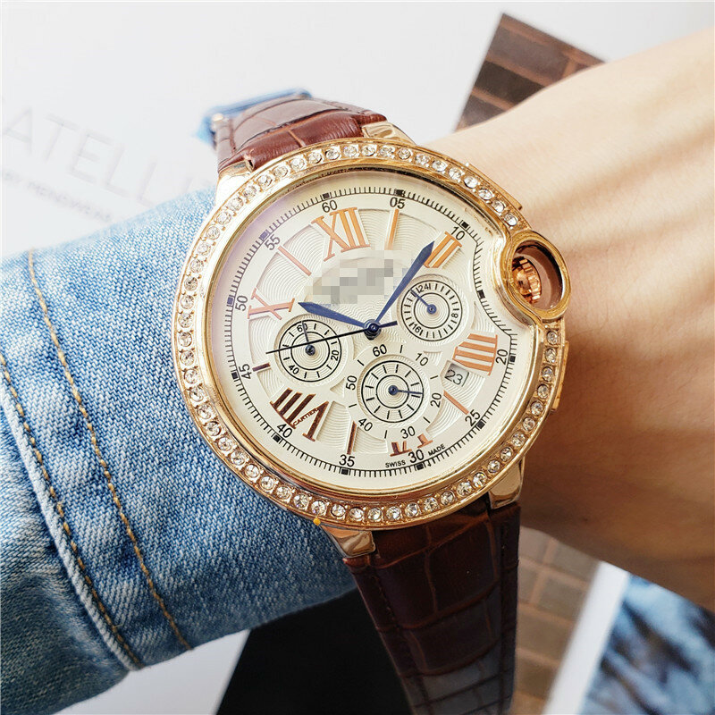 Limitde édition hommes montres 2020 haut de gamme de luxe Reloj Hombre Quartz automatique bracelet avec rétro tenue décontractée haut en cuir cadeaux