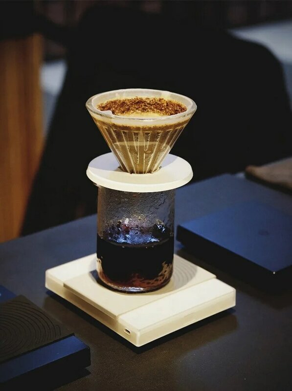 Timemore LED inteligentna cyfrowa waga wlać kawę elektroniczna kroplówka waga do kawy z zegarem 2Kg czarna podstawowa waga do kawy kuchnia Cocina