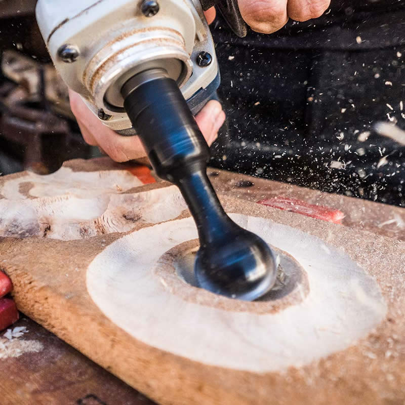 Gorąca kula Gouge sferyczne wrzeciona w kształcie drewna Gouge moc rzeźba załącznik do szlifierki kątowej drewniane narzędzie do rzeźbienia rowków