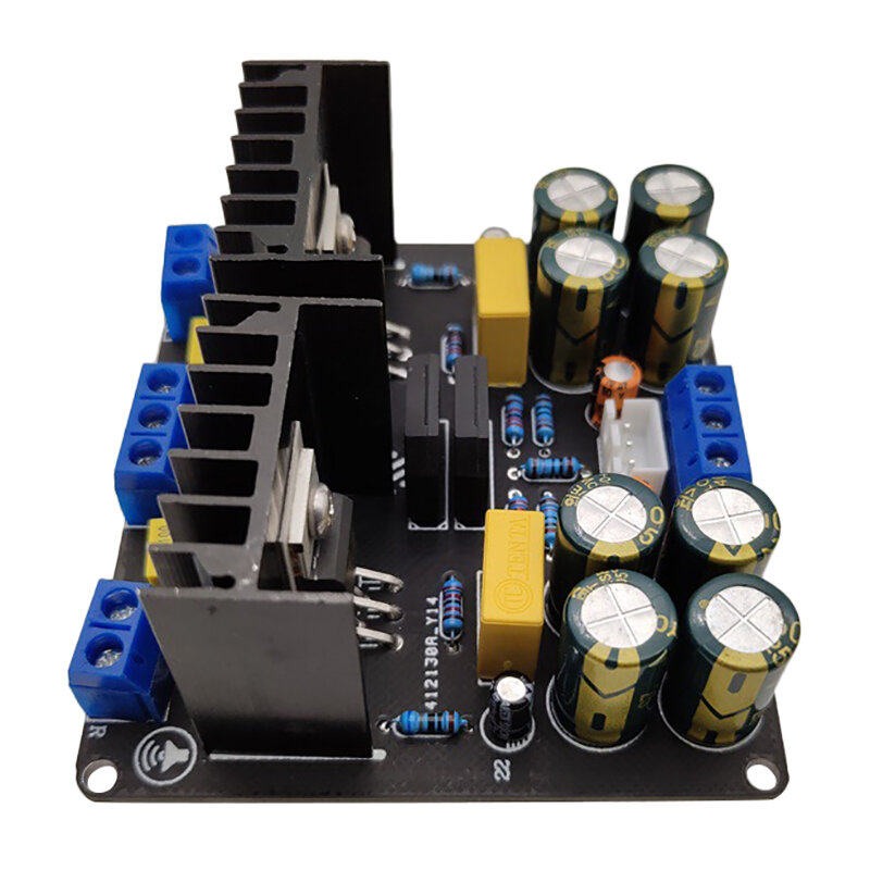 Placa amplificadora de potencia LM1875, placa amplificadora de potencia pura estéreo 2,0 de dos canales, altavoz Diy, módulo de alta potencia