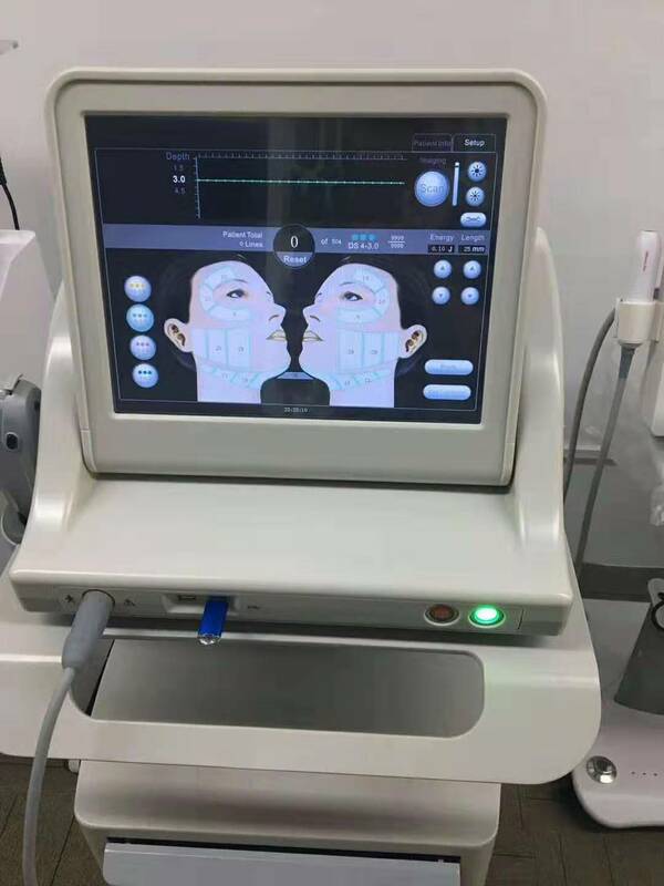 Máquina ultrasónica antienvejecimiento para eliminación de arrugas, equipo para el cuidado de la piel, estiramiento corporal, SMAS