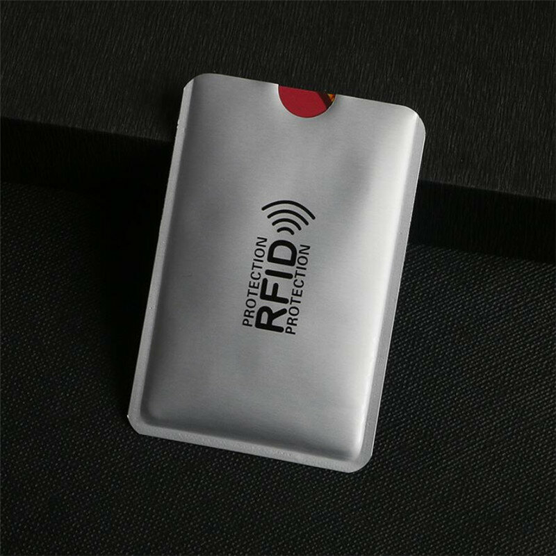 5-20PCS Anti Rfid Card Holder NFC Blocking Reader Lock Id Bank Card Holder Case Protection Metal Credit Card Case Aluminium