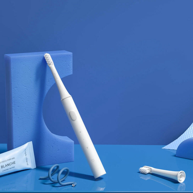 XIAOMI-cepillo de dientes eléctrico MIJIA T100, inalámbrico, recargable por USB, impermeable, ultrasónico, automático