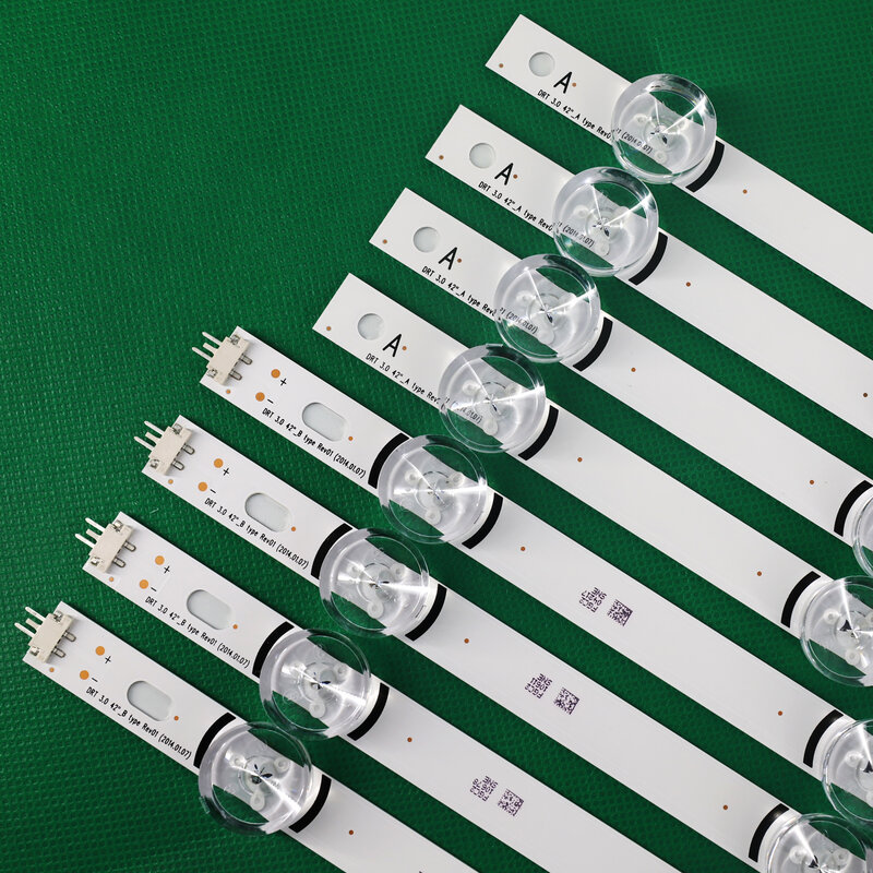 Tiras de LED para LG INNOTEK DRT 3.0, 42 ", A, Tipo B, 6916L, 1709B, 1710B, 1957E, 1956E, 6916L-1956A, 6916L-1957A, 6916L-1957A, 100% novo, 8 pcs
