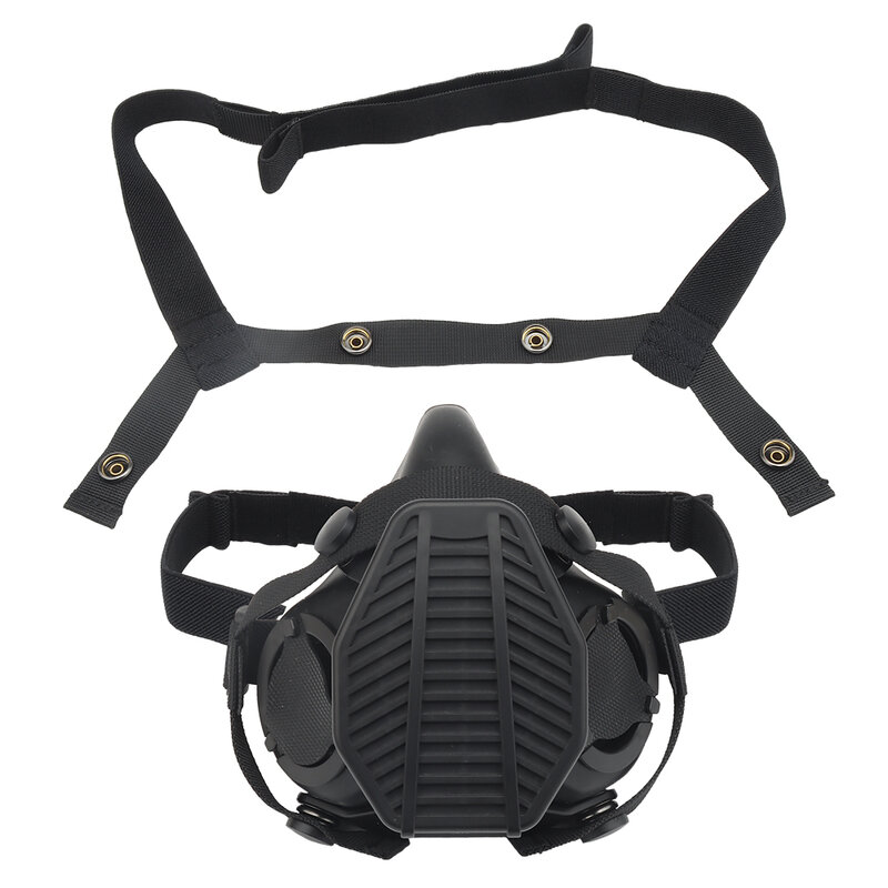 Operações especiais respirador tático sotr meia-máscara filtro substituível máscara antipoeira wargame tiro paintball acessórios