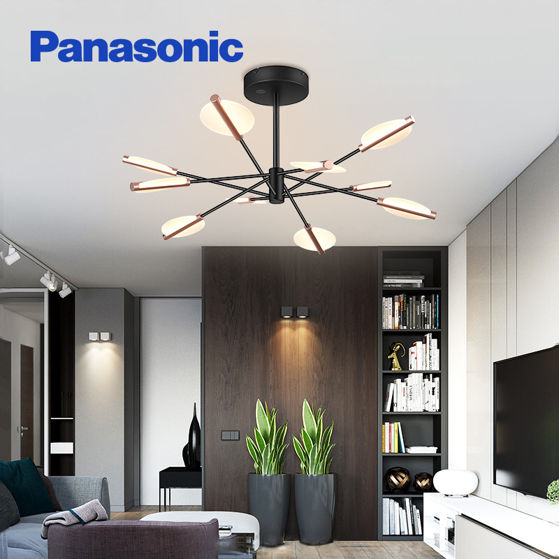 Panasonic led lustre para sala de estar quarto casa lustre por sala moderna conduziu a lâmpada do teto lustre iluminação