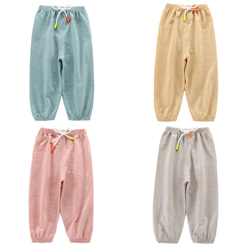 Autumn Baby Boys Girls Pants Toddler Clothes Comfortable Soft Trousers for Children Kids Cheap Stuff Fall Cotton Linen Summer