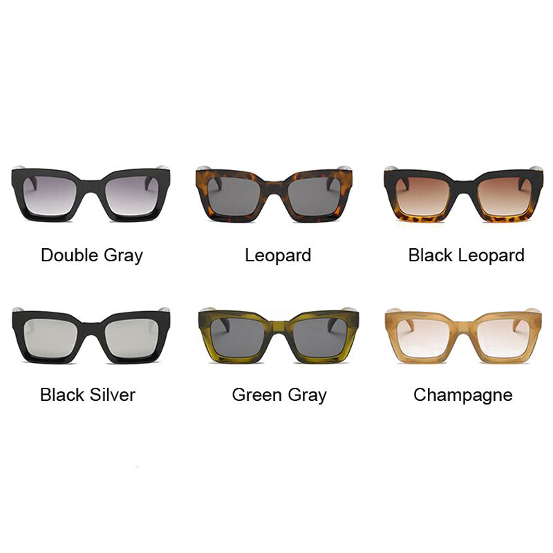 Occhiali da sole quadrati con montatura spessa moda donna Brand Design Vintage specchiato oversize nuovi occhiali da sole Cat Eye occhiali da sole femminili