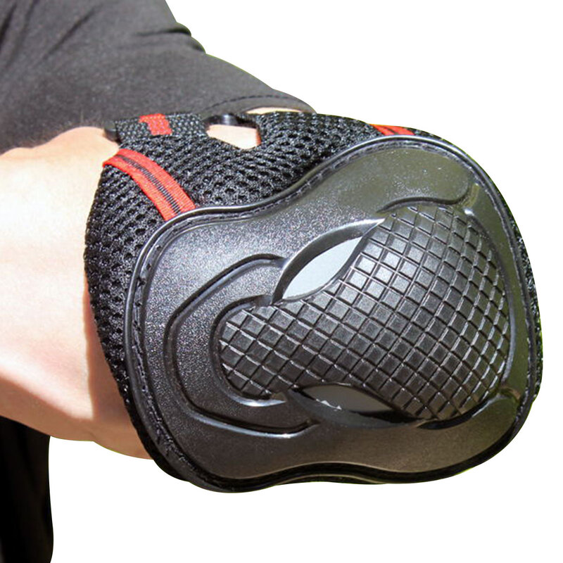 Conjunto de engrenagem de proteção de patinação de rolo anti-colisão malha macia design de superfície respirável forro de tecido seguro esportes radicais terno