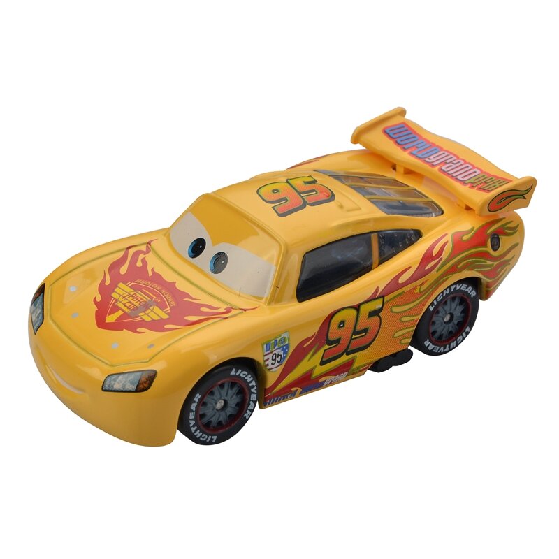 Disney Pixar Mobil 3 Petir McQueen Hamilton Lewi Emas Api Truk 1:55 Diecast Kendaraan Logam Paduan Mainan untuk Hadiah Anak-anak