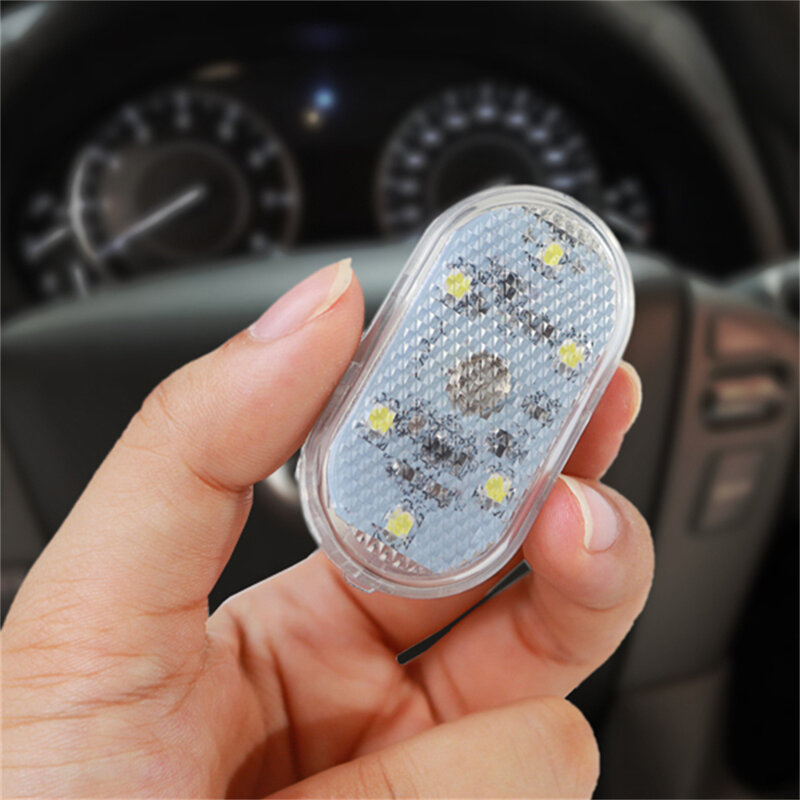 Magnetic Touch Light Hand Car Roof Magnets Ceiling Lamp Indoor Car Lighting Night Reading Light Reading Lamp Car Interior Lights