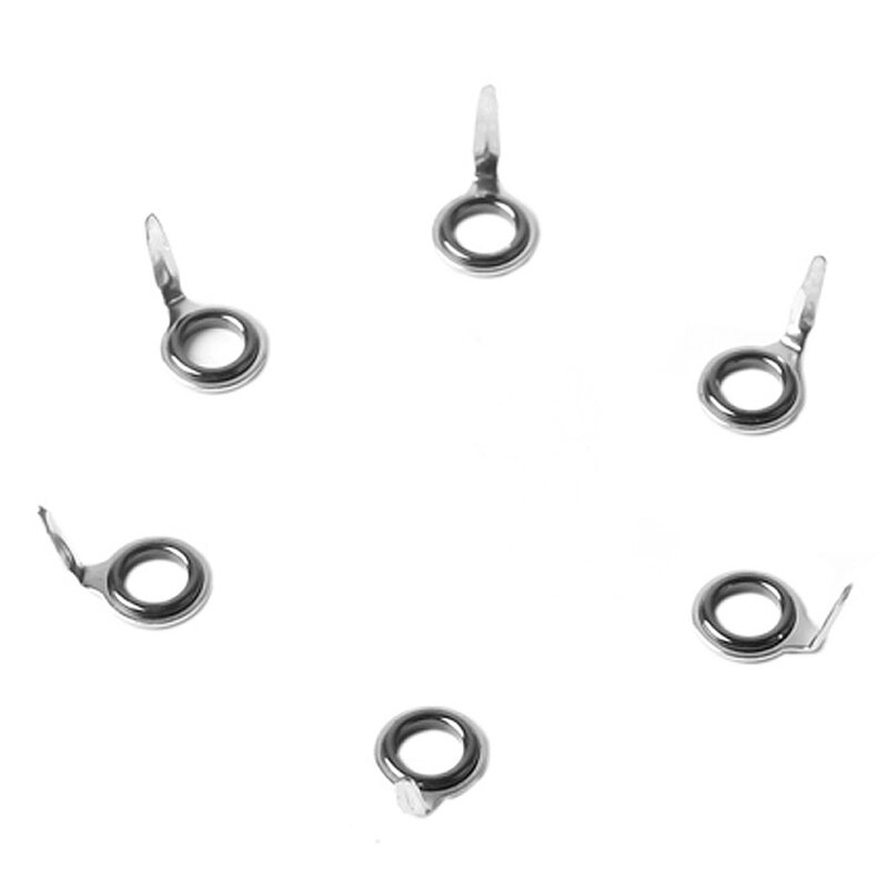 70 шт. прочные направляющие кольца для удочки кольцо для глаз наконечник набор DIY Ремонтный комплект для удочки кольца для лески серебряные рыболовные снасти