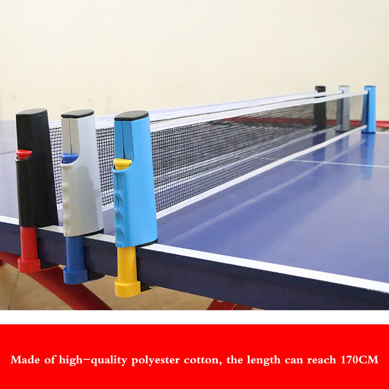Przenośny stół siatka tenisowa s Ping Pong netto stojak chowany stół siatka tenisowa stojak wszędzie w domu siłownie sprzęt do ćwiczeń