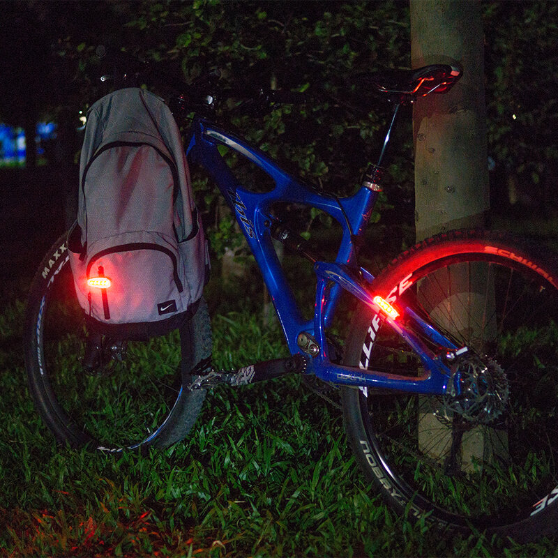 ZTTO LED rowerowa lampa tylna do biegania torba klips lampka USB wodoodporna Outdoor Sports akumulator Li akumulator rowerowy WR03