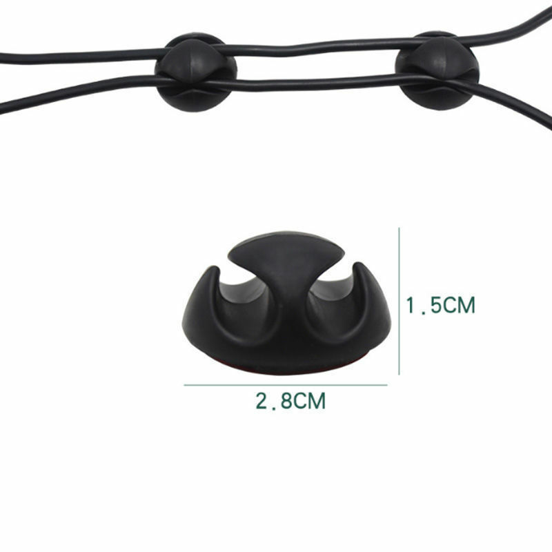 3 Buah Organizer Kabel Silikon Kabel USB Winder Desktop Manajemen Rapi Klip Tempat Kabel untuk Mouse Keyboard Headphone Kawat