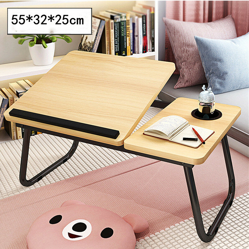 Casa dobrável mesa do portátil para cama & sofá portátil cama bandeja mesa portátil para estudo e leitura cama superior bandeja