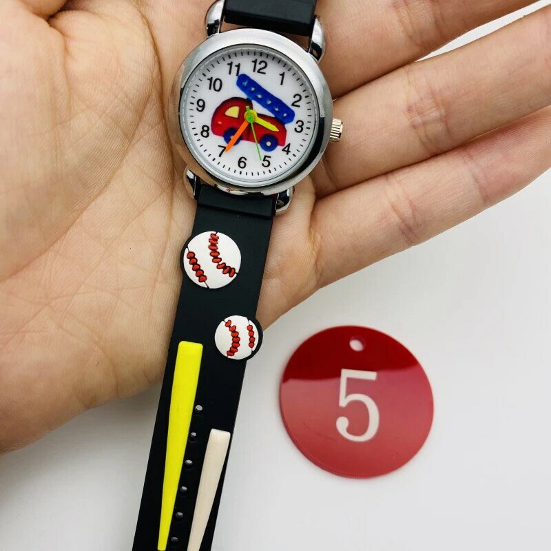 Orologi di moda per bambini Fun Truck cinturino in Silicone orologio al quarzo impermeabile studente Casual ragazzi ragazze orologio sportivo regali