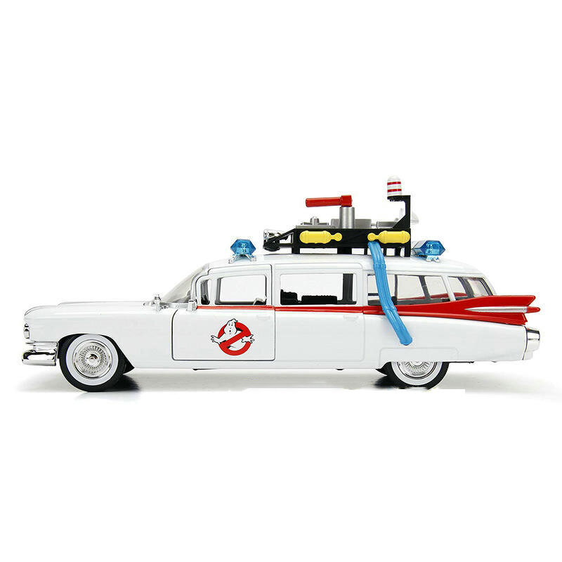 1:24 1984 Ghostbusters сплав литье под давлением классическая модель автомобиля моделирование ретро коллекция металлическая игрушка для автомобиля ...
