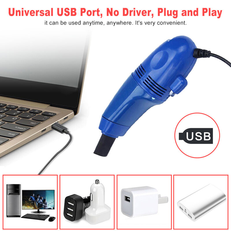 Mini USB Computer Laptop Keyboard GapsS Cleaner Dust Removal Brush Cleaning Tool