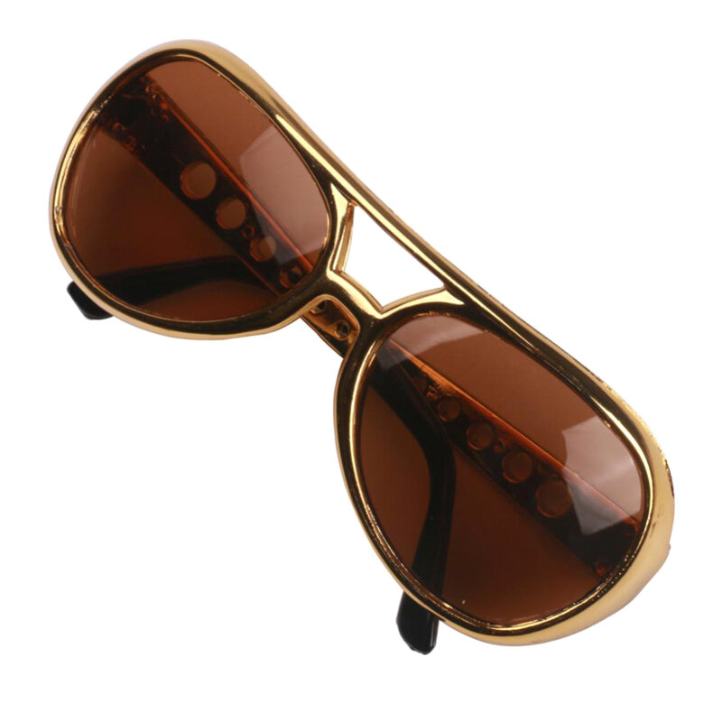 Gafas de sol cromadas brillantes para fiesta, lentes clásicas de estrella de Rock de los años 60