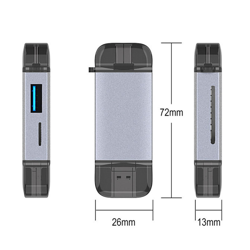 Micro SD Card Reader เครื่องอ่านการ์ด USB 3.0 2.0สำหรับ USB Micro SD Adapter สมาร์ท Memory Card Reader ประเภท C