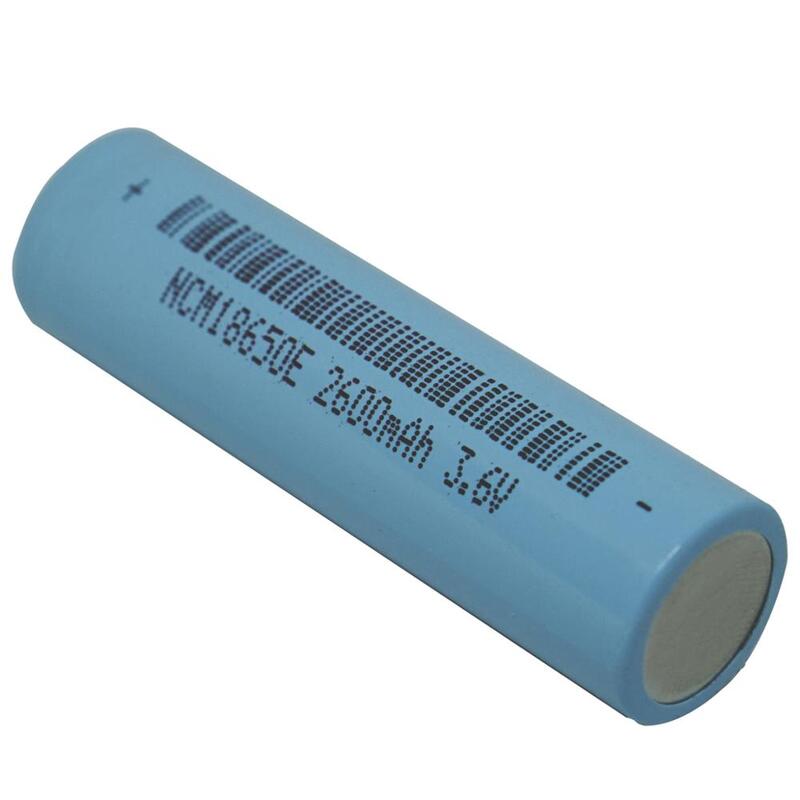 Baterias recarregáveis do lítio de inr delangneng da bateria da parte superior lisa do li-íon de 1 pces 18650 2600mah 3.6 v